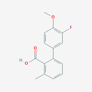 2-(3-Fluoro-4-methoxyphenyl)-6-methylbenzoic acid