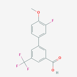 3-(3-Fluoro-4-methoxyphenyl)-5-trifluoromethylbenzoic acid