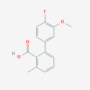 2-(4-Fluoro-3-methoxyphenyl)-6-methylbenzoic acid