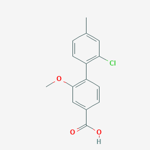 4-(2-Chloro-4-methylphenyl)-3-methoxybenzoic acid, 95%