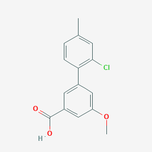 3-(2-Chloro-4-methylphenyl)-5-methoxybenzoic acid