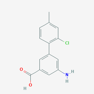 3-Amino-5-(2-chloro-4-methylphenyl)benzoic acid