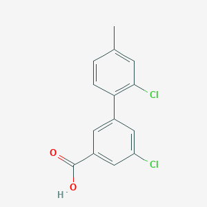 5-Chloro-3-(2-chloro-4-methylphenyl)benzoic acid, 95%