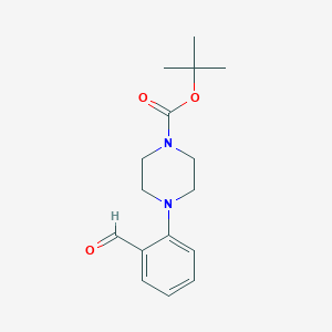 molecular formula C16H22N2O3 B064031 1-Boc-4-(2-甲酰苯基)哌嗪 CAS No. 174855-57-3