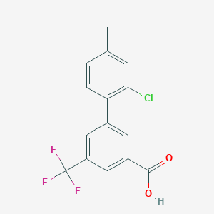 3-(2-Chloro-4-methylphenyl)-5-trifluoromethylbenzoic acid