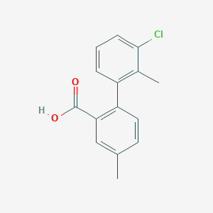 2-(3-Chloro-2-methylphenyl)-5-methylbenzoic acid