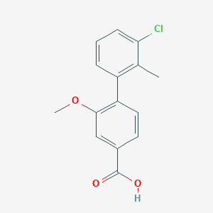 4-(3-Chloro-2-methylphenyl)-3-methoxybenzoic acid