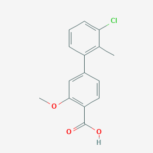 4-(3-Chloro-2-methylphenyl)-2-methoxybenzoic acid