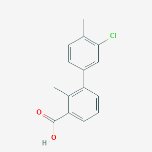 3-(3-Chloro-4-methylphenyl)-2-methylbenzoic acid