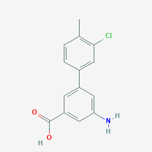 3-Amino-5-(3-chloro-4-methylphenyl)benzoic acid