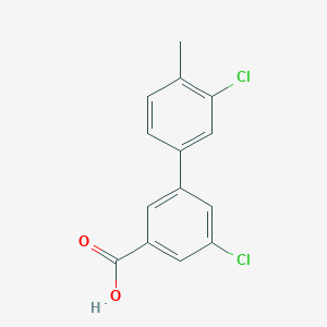 5-Chloro-3-(3-chloro-4-methylphenyl)benzoic acid, 95%