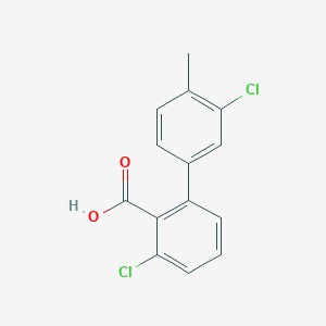 6-Chloro-2-(3-chloro-4-methylphenyl)benzoic acid, 95%