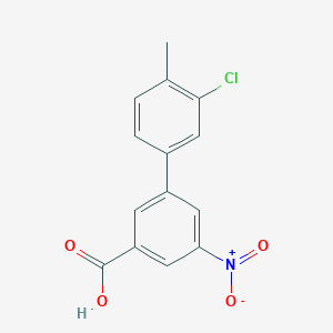 3-(3-Chloro-4-methylphenyl)-5-nitrobenzoic acid, 95%