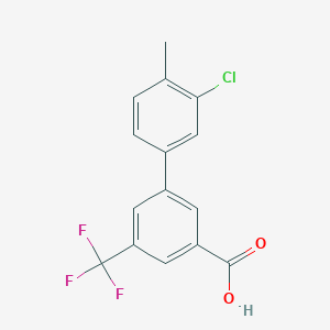 3-(3-Chloro-4-methylphenyl)-5-trifluoromethylbenzoic acid