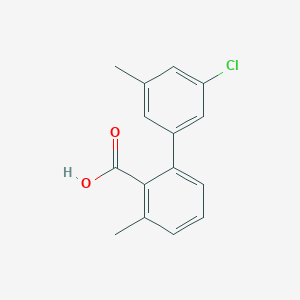 2-(3-Chloro-5-methylphenyl)-6-methylbenzoic acid, 95%