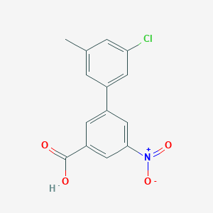 3-(3-Chloro-5-methylphenyl)-5-nitrobenzoic acid