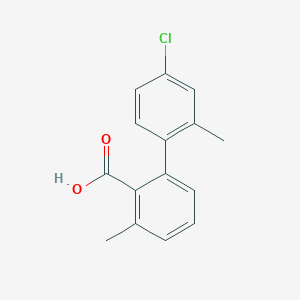 2-(4-Chloro-2-methylphenyl)-6-methylbenzoic acid, 95%