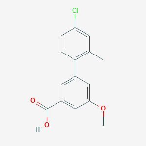 3-(4-Chloro-2-methylphenyl)-5-methoxybenzoic acid