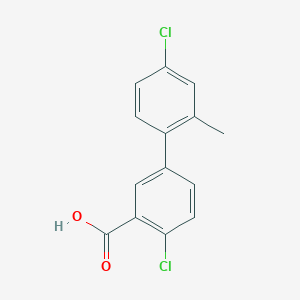 2-Chloro-5-(4-chloro-2-methylphenyl)benzoic acid