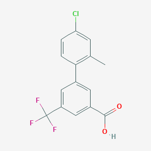 3-(4-Chloro-2-methylphenyl)-5-trifluoromethylbenzoic acid