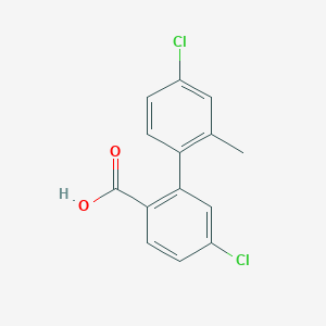 4-Chloro-2-(4-chloro-2-methylphenyl)benzoic acid, 95%