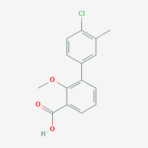 3-(4-Chloro-3-methylphenyl)-2-methoxybenzoic acid, 95%