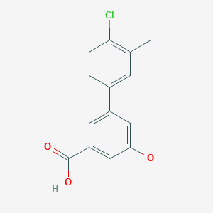 3-(4-Chloro-3-methylphenyl)-5-methoxybenzoic acid, 95%