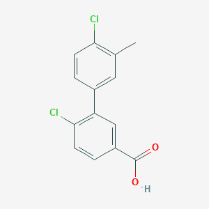 4-Chloro-3-(4-chloro-3-methylphenyl)benzoic acid