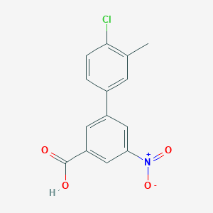 3-(4-Chloro-3-methylphenyl)-5-nitrobenzoic acid, 95%