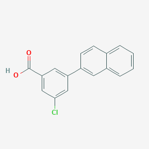 molecular formula C17H11ClO2 B6403857 3-Chloro-5-(naphthalen-2-yl)benzoic acid CAS No. 1261902-20-8