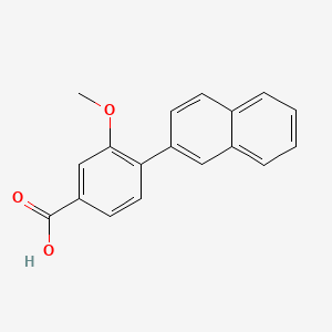 3-Methoxy-4-(naphthalen-2-yl)benzoic acid, 95%