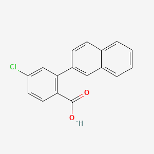 4-Chloro-2-(naphthalen-2-YL)benzoic acid