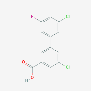 5-Chloro-3-(3-chloro-5-fluorophenyl)benzoic acid, 95%