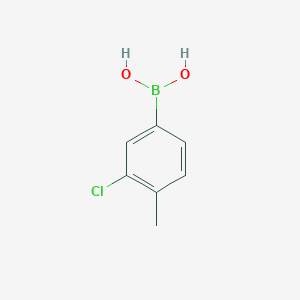 molecular formula C7H8BClO2 B064042 3-Chloro-4-methylphenylboronic acid CAS No. 175883-63-3