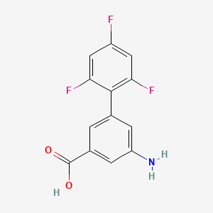 3-Amino-5-(2,4,6-trifluorophenyl)benzoic acid, 95%