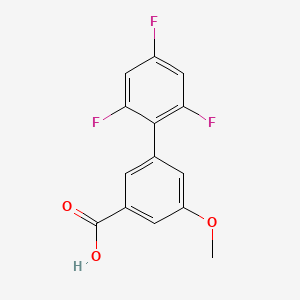 5-Methoxy-3-(2,4,6-trifluorophenyl)benzoic acid, 95%