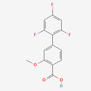 2-Methoxy-4-(2,4,6-trifluorophenyl)benzoic acid, 95%