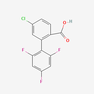 4-Chloro-2-(2,4,6-trifluorophenyl)benzoic acid, 95%