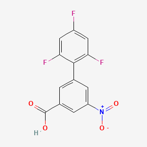 5-Nitro-3-(2,4,6-trifluorophenyl)benzoic acid, 95%