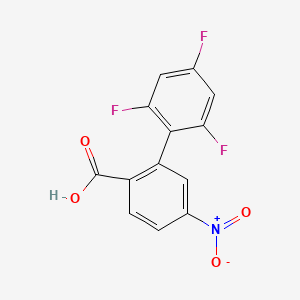 4-Nitro-2-(2,4,6-trifluorophenyl)benzoic acid, 95%