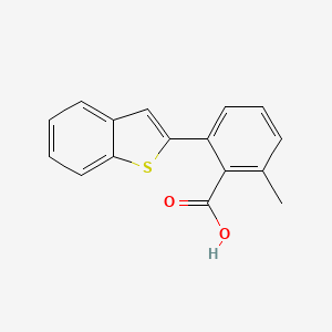 2-[Benzo(b)thiophen-2-yl]-6-methylbenzoic acid, 95%