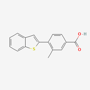 4-[Benzo(b)thiophen-2-yl]-3-methylbenzoic acid, 95%