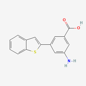 3-Amino-5-[benzo(b)thiophen-2-yl]benzoic acid, 95%