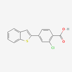 4-[Benzo(b)thiophen-2-yl]-2-chlorobenzoic acid, 95%