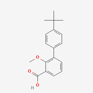 2-Methoxy-3-(4-t-butylphenyl)benzoic acid, 95%