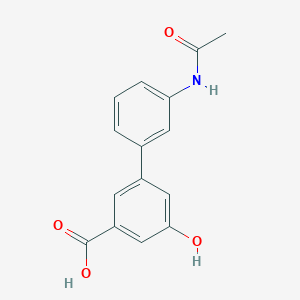 3-(3-Acetylaminophenyl)-5-hydroxybenzoic acid, 95%