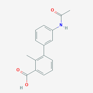 3-(3-Acetylaminophenyl)-2-methylbenzoic acid, 95%