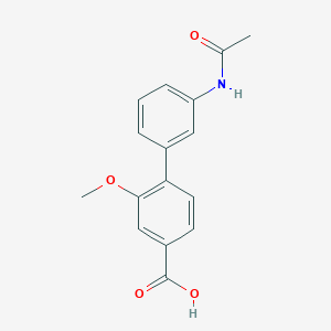 4-(3-Acetylaminophenyl)-3-methoxybenzoic acid, 95%