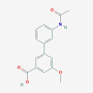 3-(3-Acetylaminophenyl)-5-methoxybenzoic acid, 95%