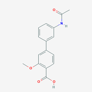 4-(3-Acetylaminophenyl)-2-methoxybenzoic acid, 95%